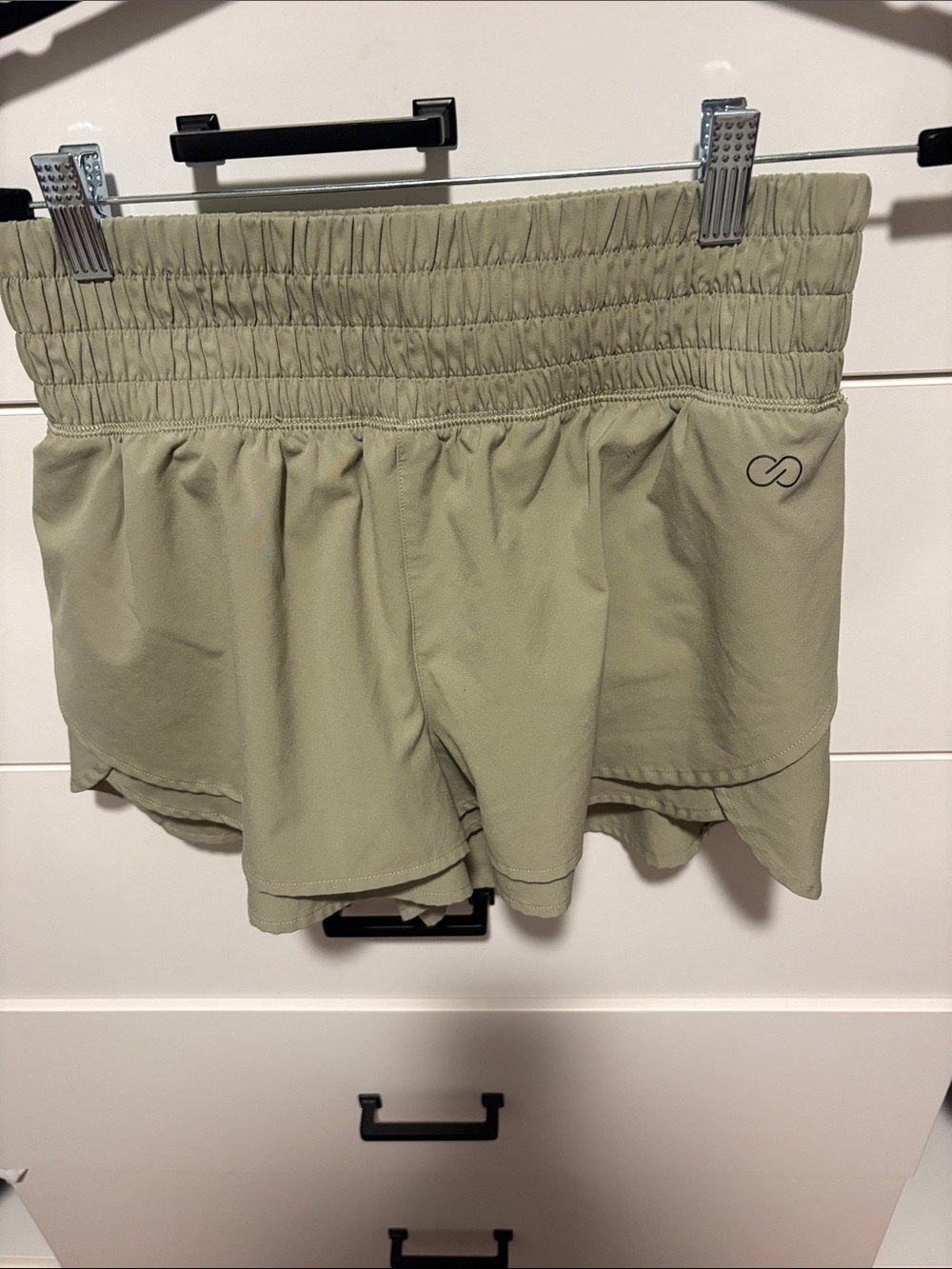 CALIA by Carrie Underwood Olive Green High-Waist Athletic Shorts